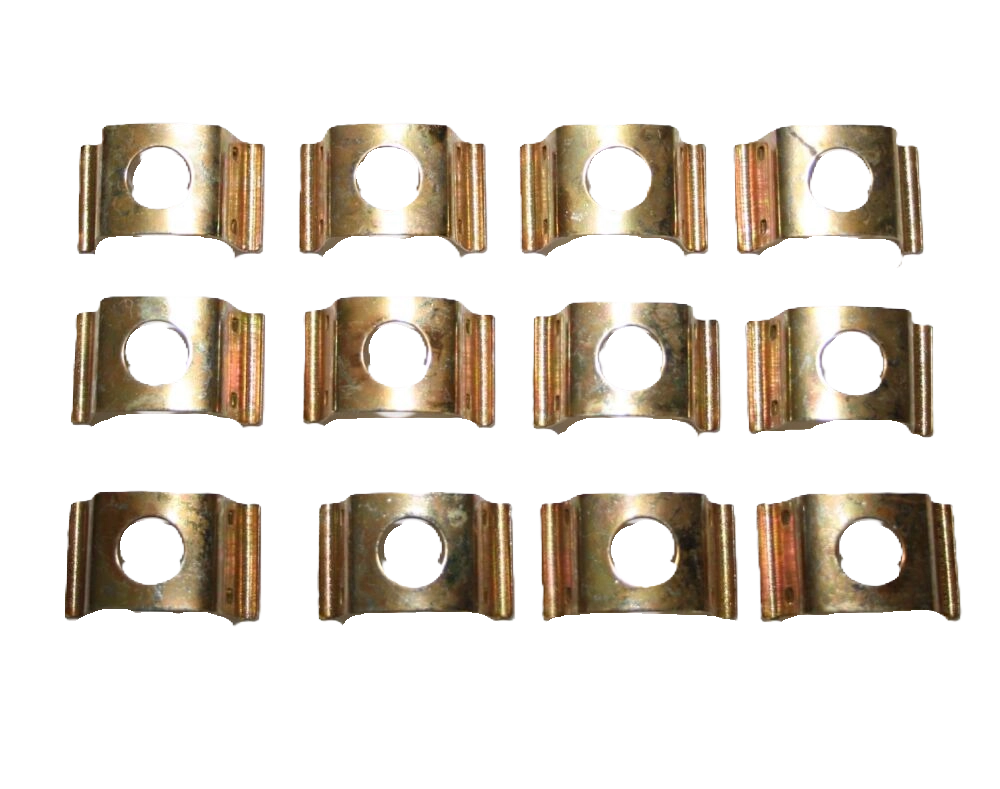 Set of clips (12 pieces) yellow chromated BMW E21 315 - 323i CS-163600E21