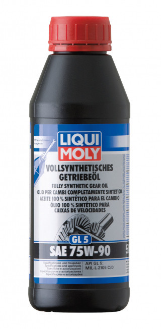 Liqui Moly vollsynthetisches Getriebeöl (GL5) SAE 75W-90 1413 LM1413