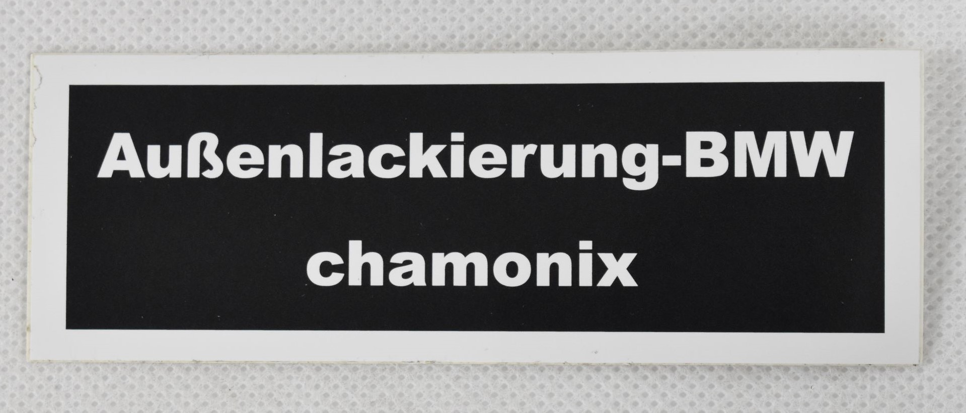 copy of BMW e10 e3 e9 e12 e21 Aufkleber Farbaufkleber chamonix Farbcode 085 CS-13E24