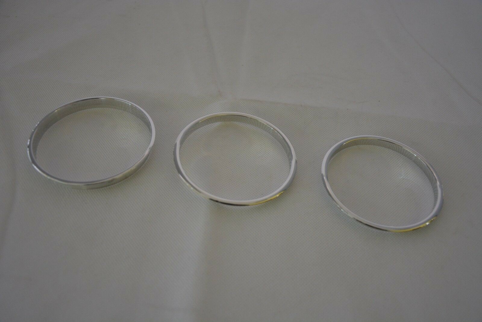 Speedometer rings matt chrome BMW E10 / E6 1502 - 2002 tii year of construction 1967 - 1973 CS-007