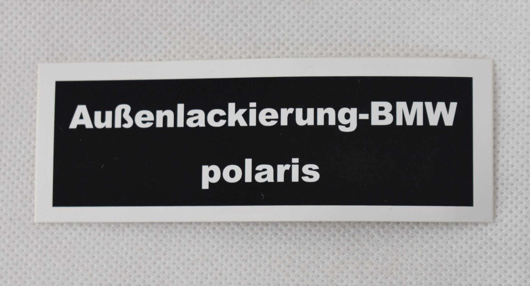Sticker exterior paint polaris metallic color code 060 BMW 2000 C / CA / CS CS-01NKC