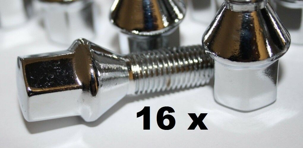 Wheel bolt set chrome BMW E21 315 - 323i CS-095390CR