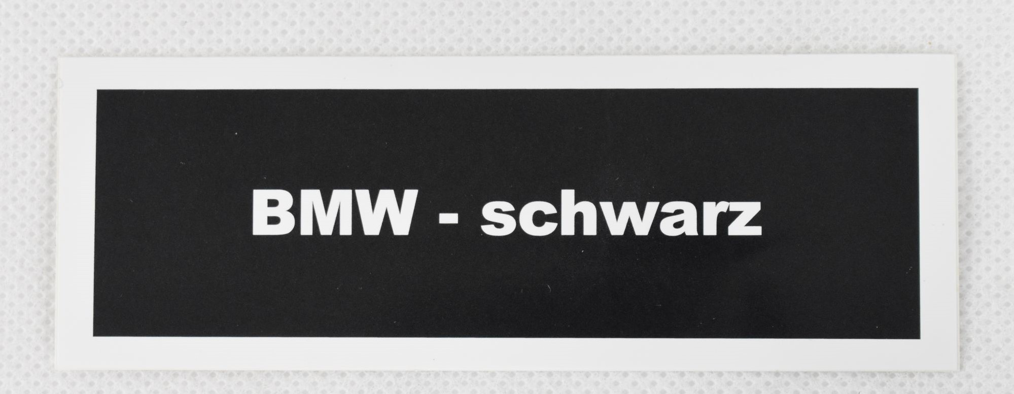 Sticker exterior paint black color code 086 BMW 2000 C / CA / CS CS-10NKC