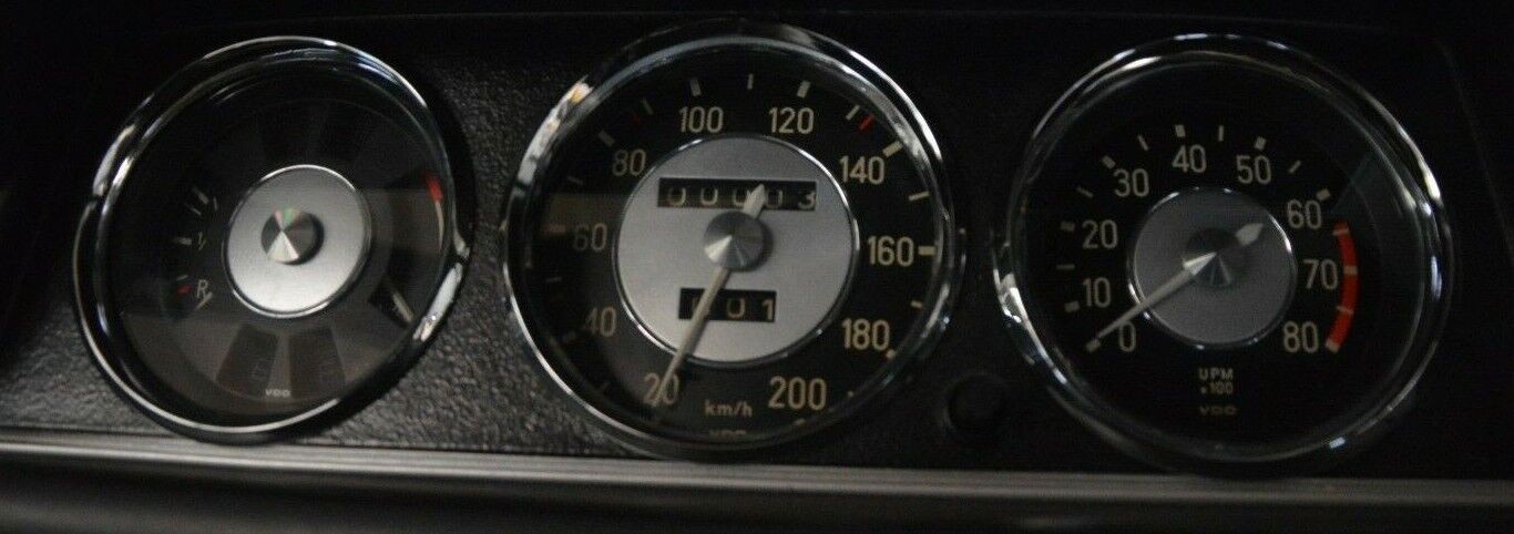 Speedometer rings shiny chrome BMW E10 / E6 1502 - 2002 tii until year 1973 CS-006