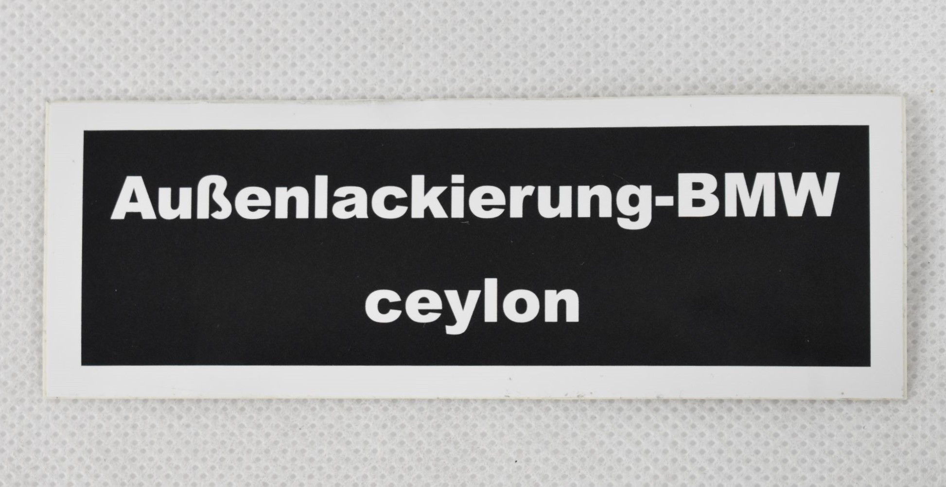 Sticker exterior paint ceylon color code 008 BMW 2000 C / CA / CS CS-17NKC