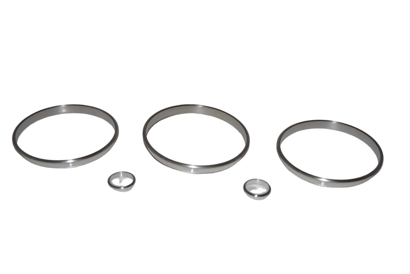 Speedometer rings chrome glossy BMW E10 / E6 1502 - 2002 from year 1974 CS-003