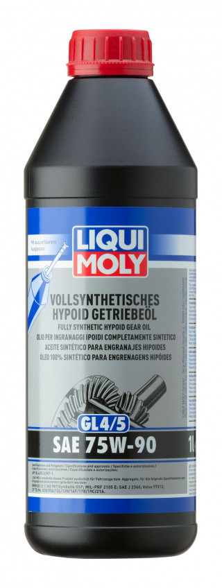 Liqui Moly vollsynthetisches Hypoid-Getriebeöl (GL 4 / 5) 75W-90 LM1024