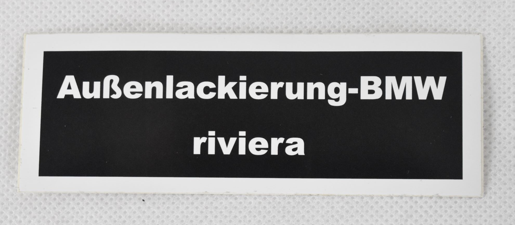 Sticker exterior paint riviera color code 036 BMW 2000 C / CA / CS CS-04NKC