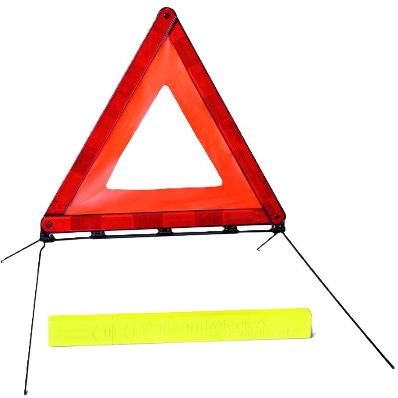 Car warning triangle Breakdown triangle red / orange ECE R27 CS-WR27